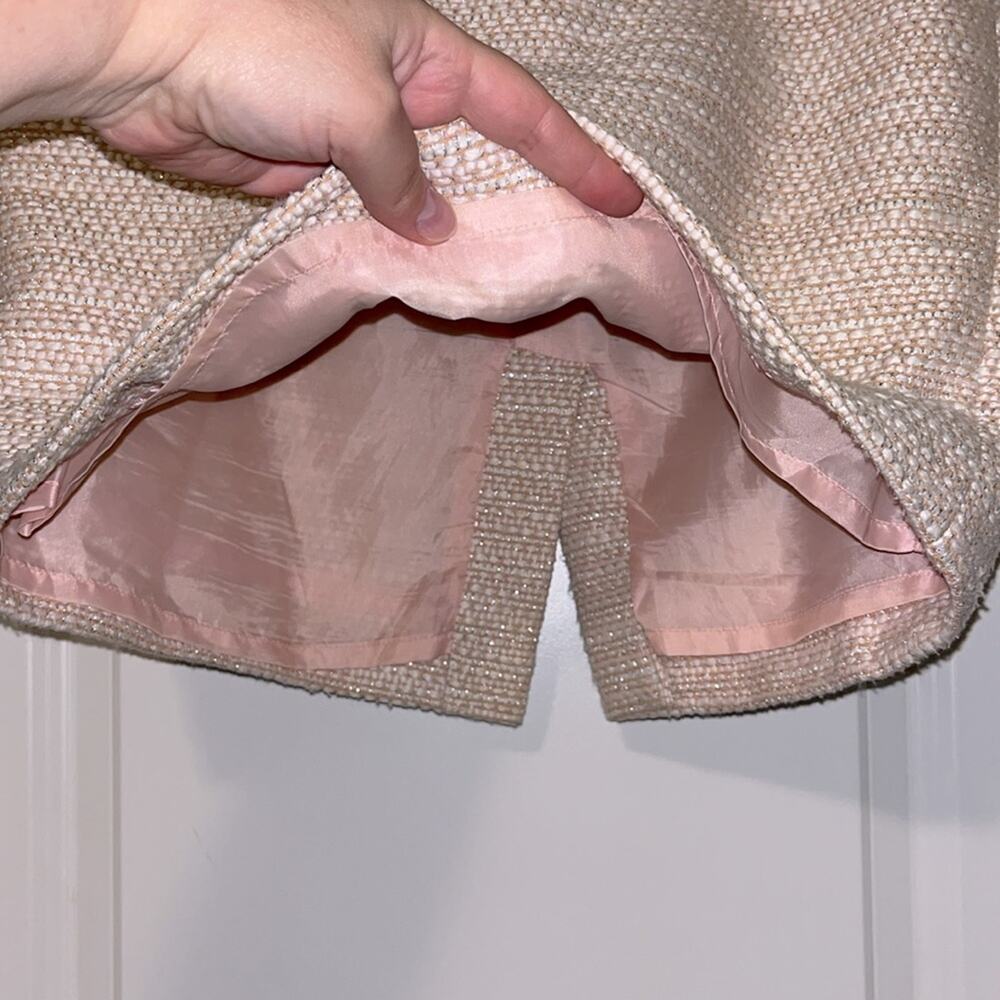 ⚡️ 3 for $30 ⚡️ J. Crew Blush Pink Slub Knit Pencil Skirt - Picture 4 of 10